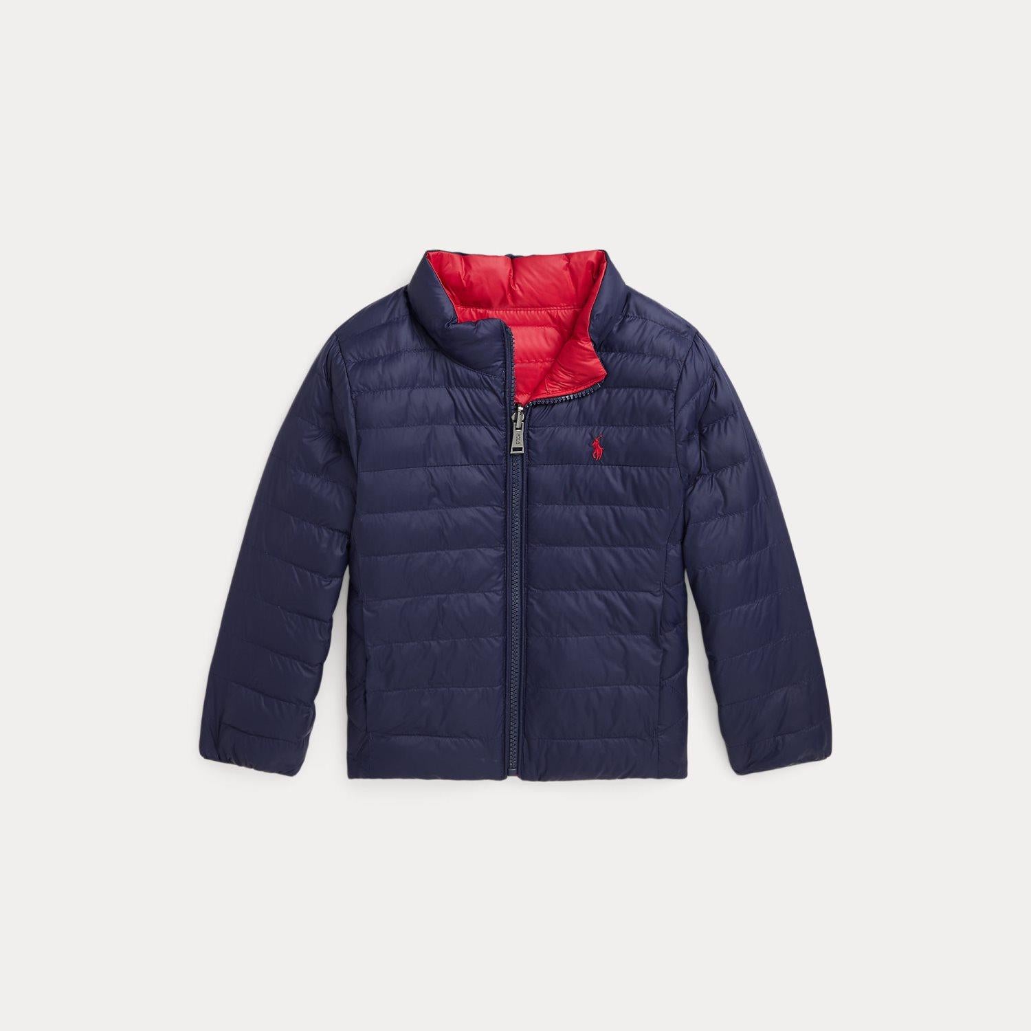 RALPH LAUREN 2-7År Reversible Terra Outerwear Bomber,2-7år Mørkeblå/Rød