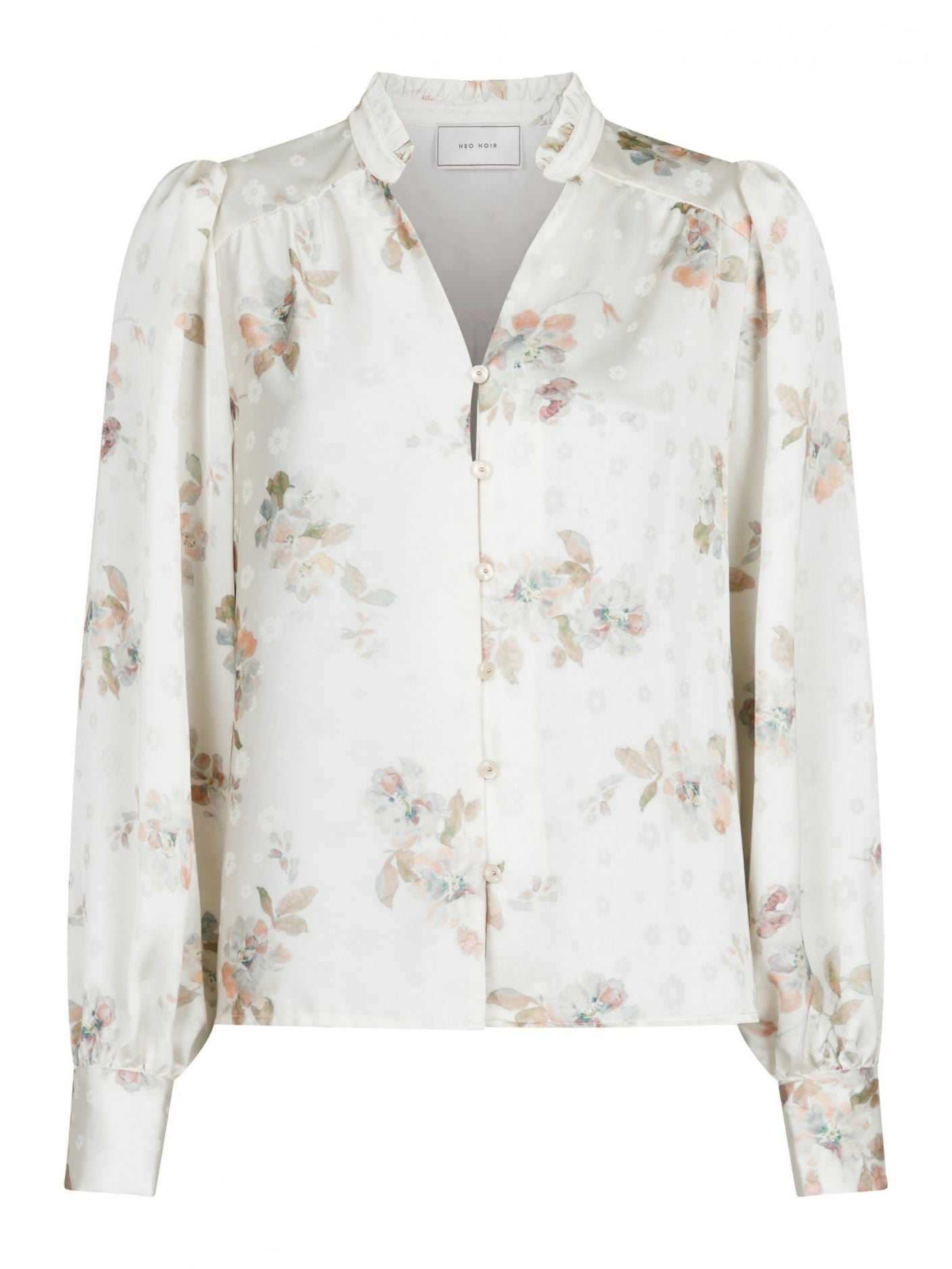 NEO NOIR Massima Soft Blossom Blouse Creme