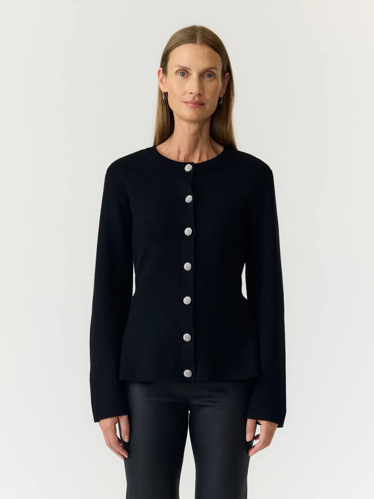 YAS Yaspimi Peplum Knit Cardigan