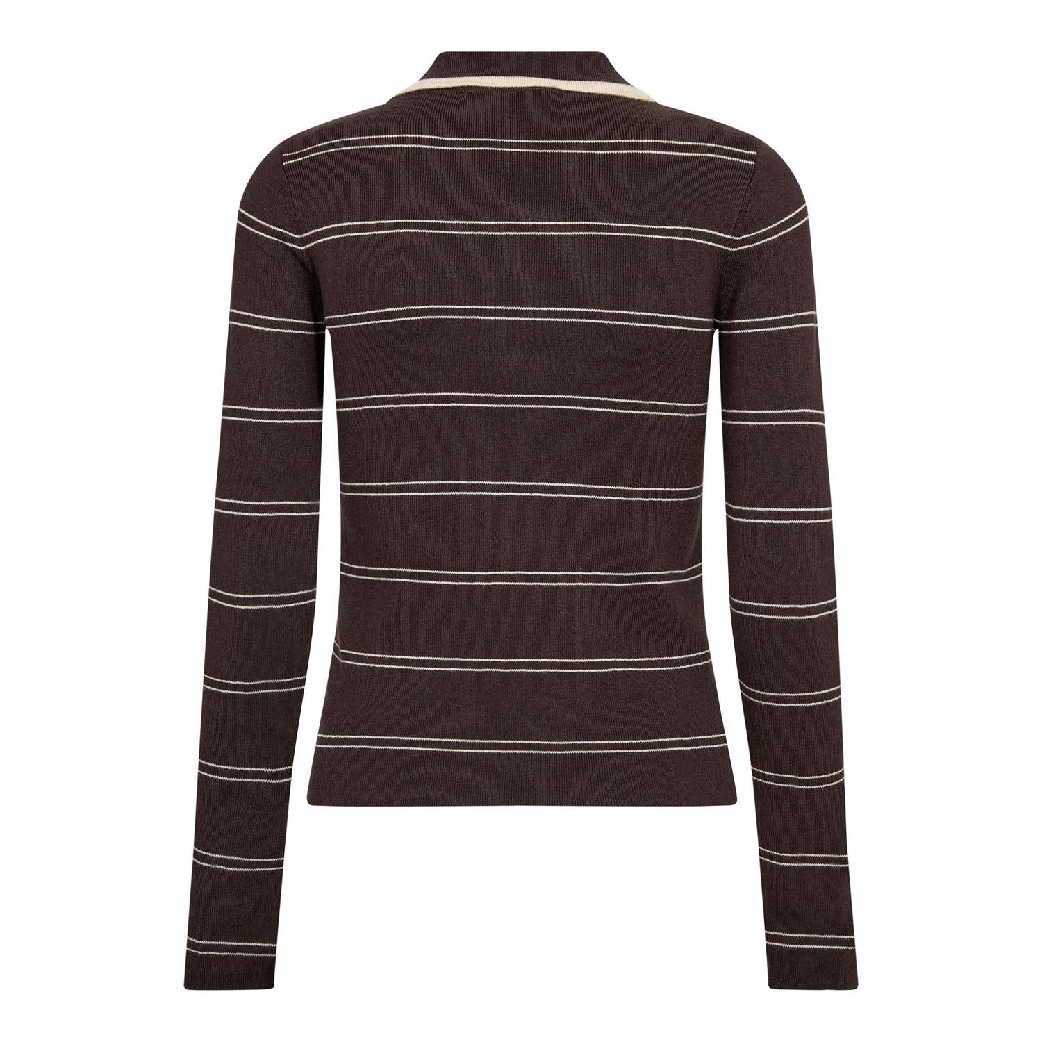 CO´ COUTURE Lue Stripe Polo Knit