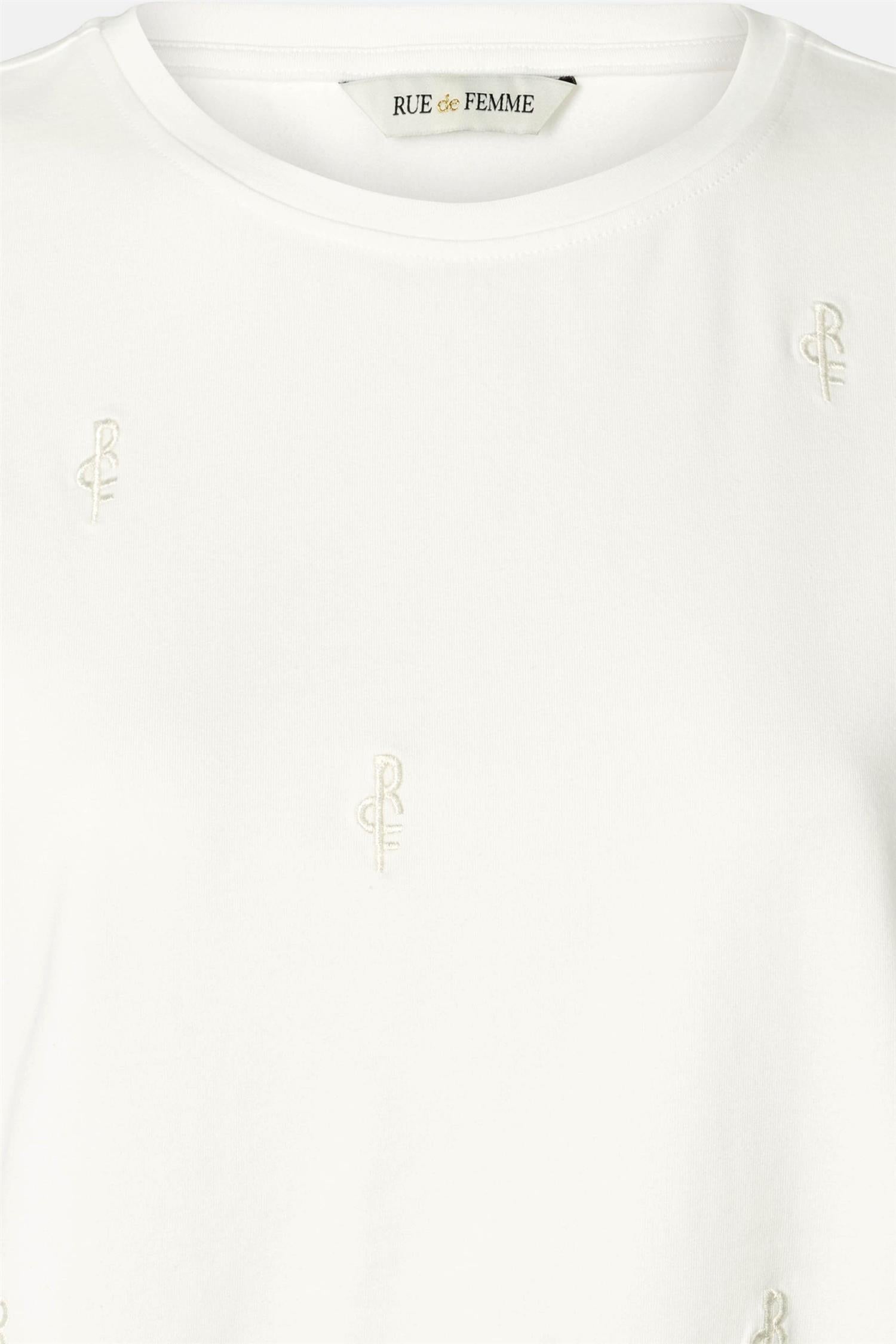 RUE de FEMME Alvina Logo T-Shirt - Farmor Ingvarda
