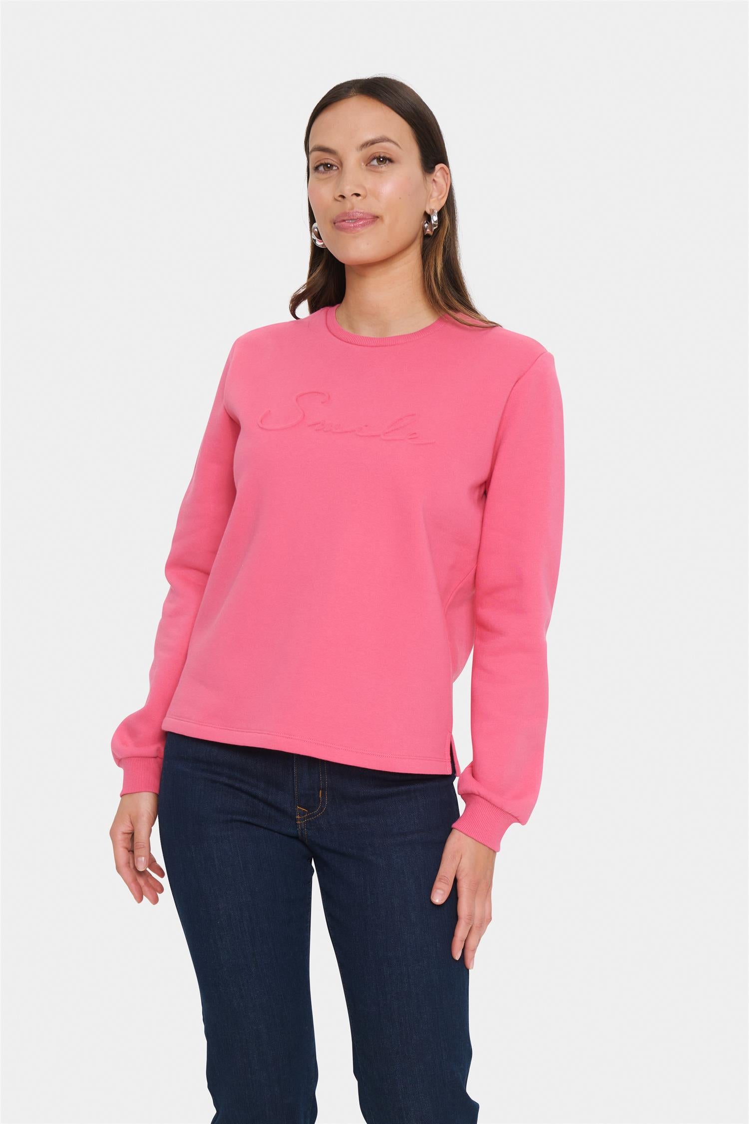 SAINT TROPEZ Lyona Sweatshirt Rosa