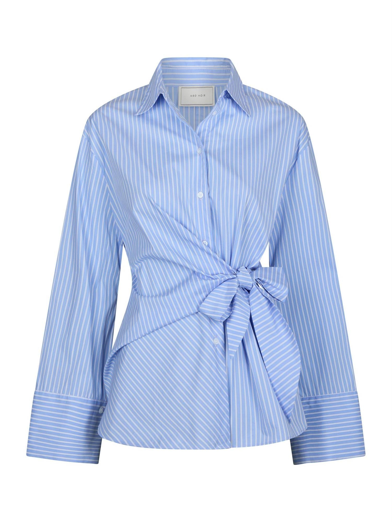 NEO NOIR Helisa Stripe Shirt