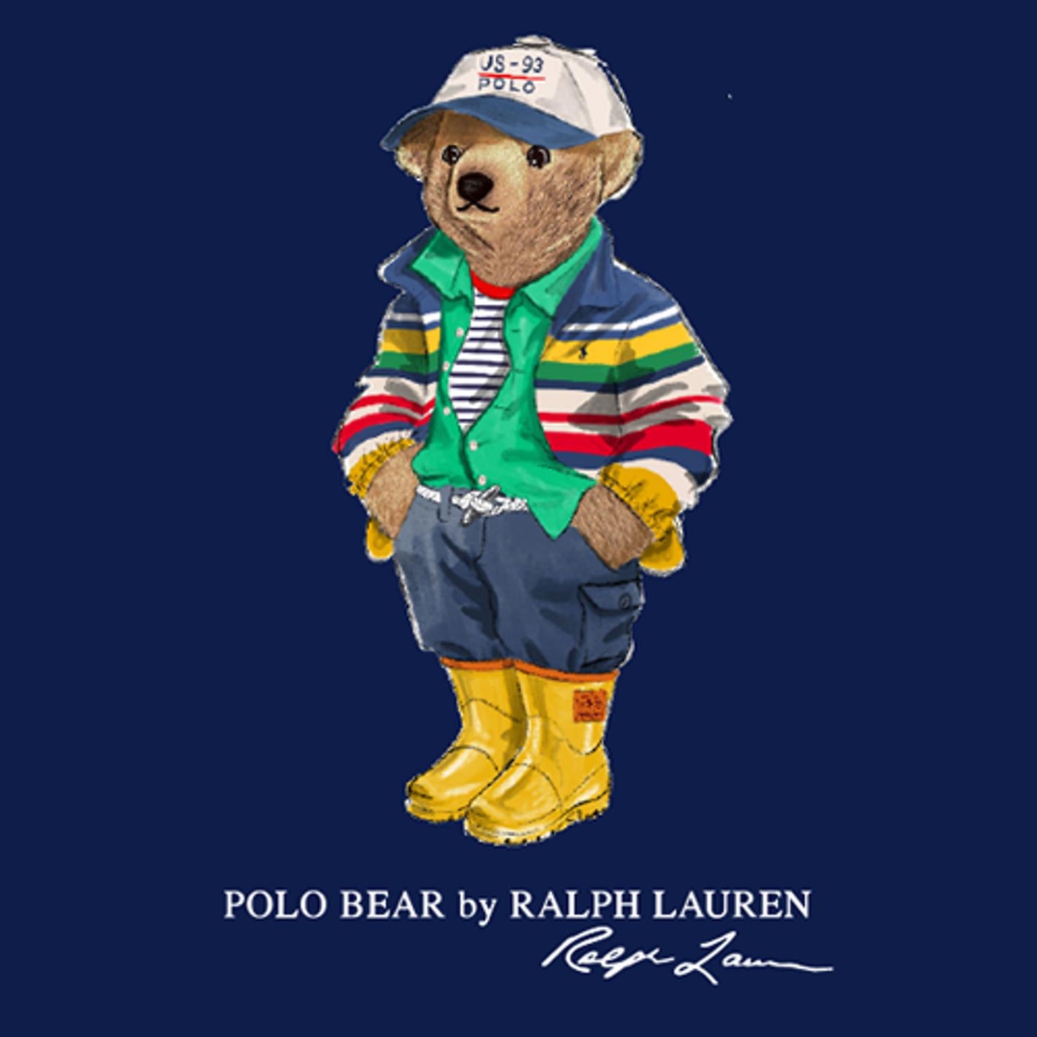 RALPH LAUREN 8-16År Polo Bear Sweatshirt,Teens Mørkeblå