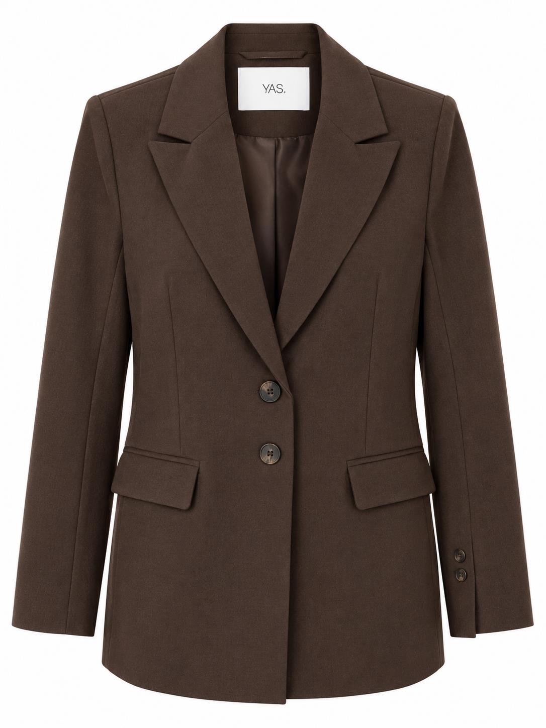 YAS Yasriu Blazer Coffee Bean