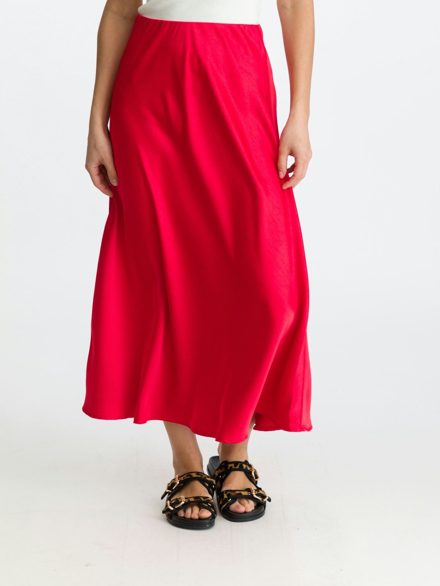 NEO NOIR Bovary Skirt Rød