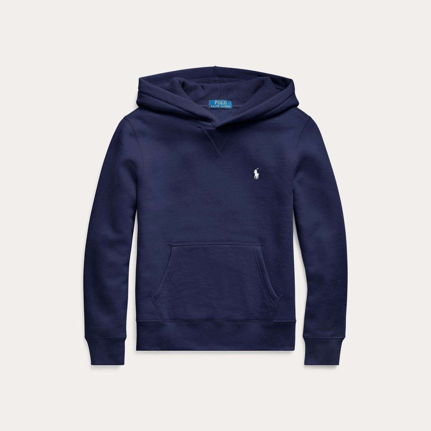 RALPH LAUREN 8-16År LS Polo Hood Tops,Teens Mørkeblå