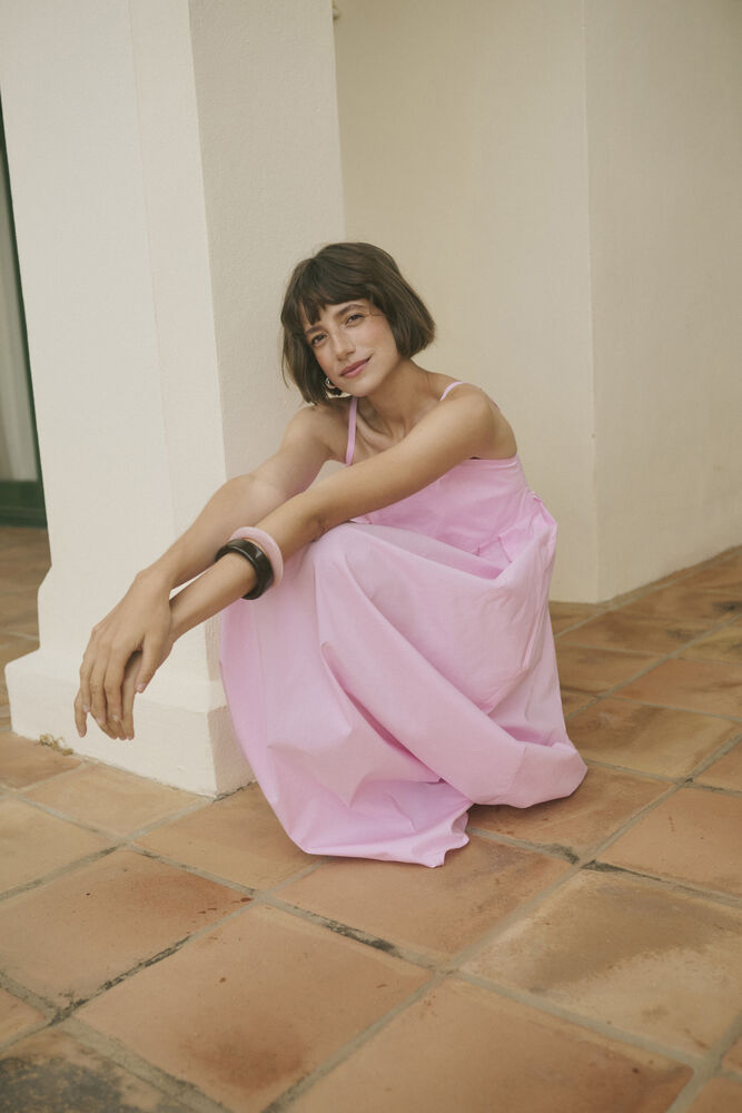 CULTURE Malue Antoinett Strap Dress Pink