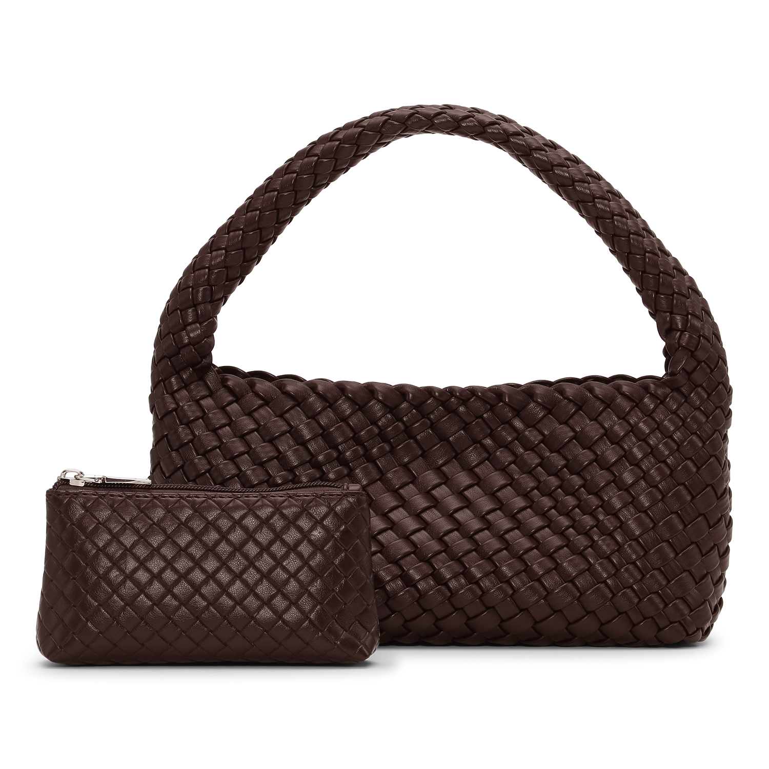 SUI AVA Woven Mini Bag + pouch Brown