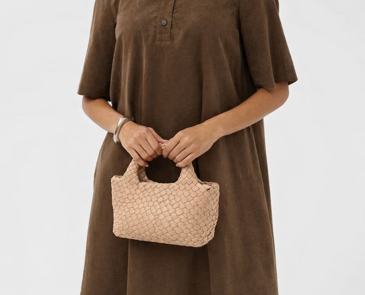 BOW 19 Mia mini Bag Beige - Farmor Ingvarda