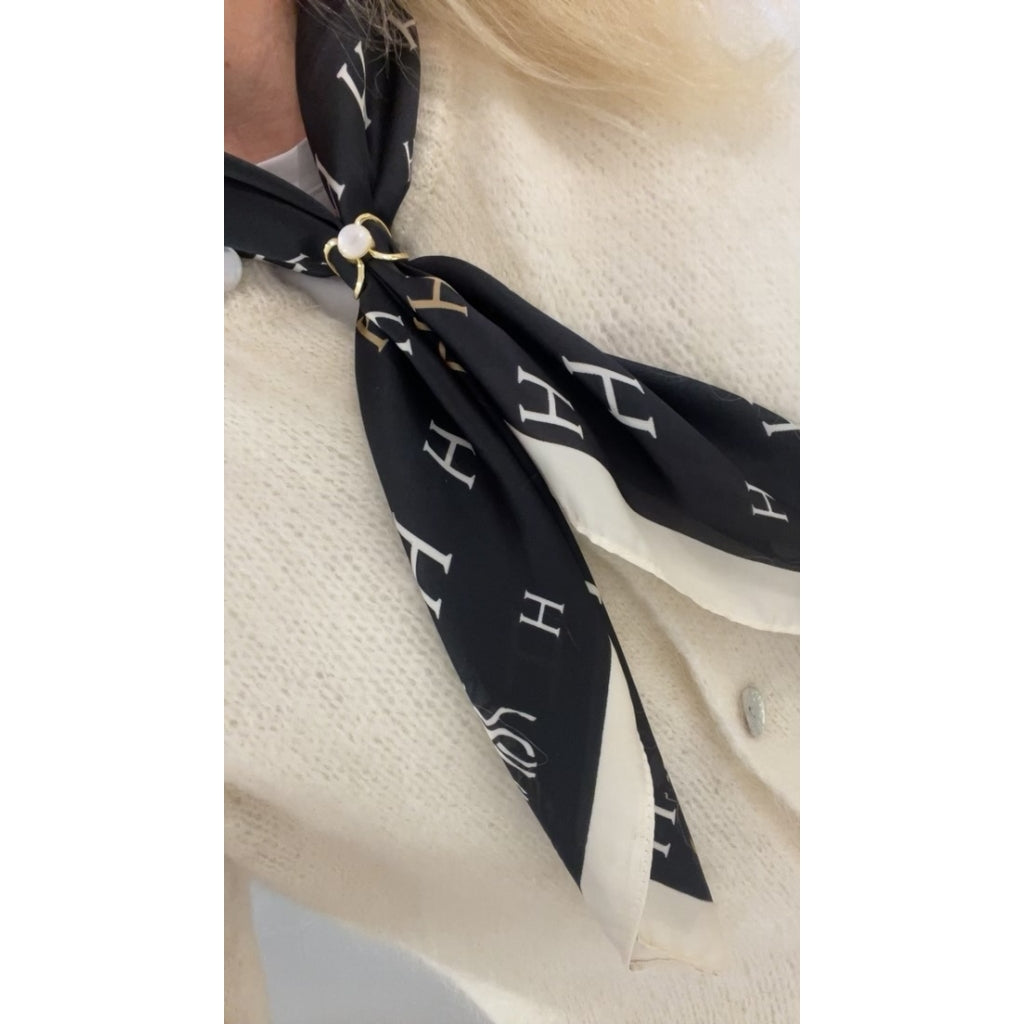 ENDLESS Bandana scarf Black