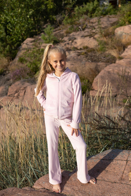 VILJE OG VE Hermine Velour Jacket Lys Rosa