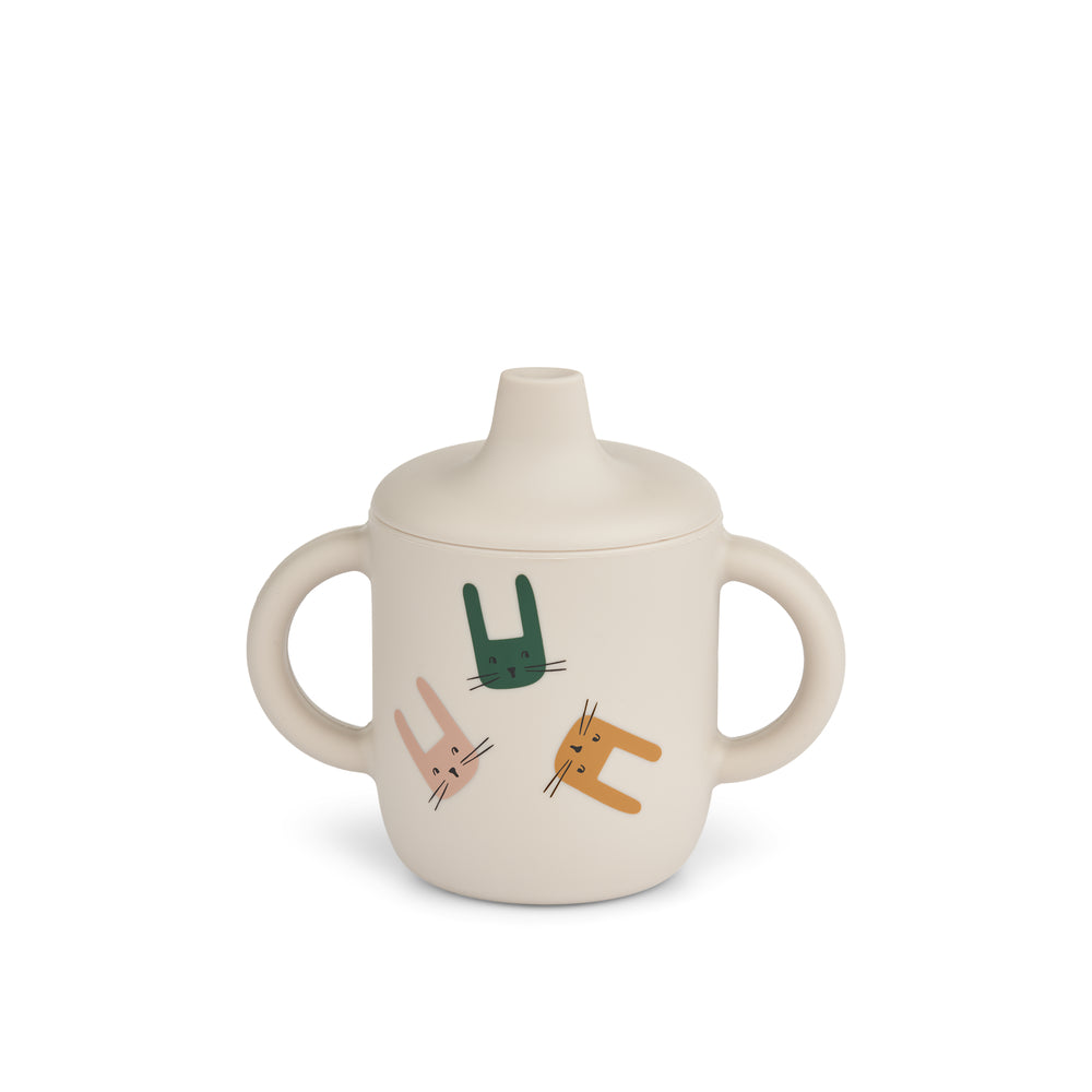 LIEWOOD Neil Sippy Cup,Bunny Sand Mix