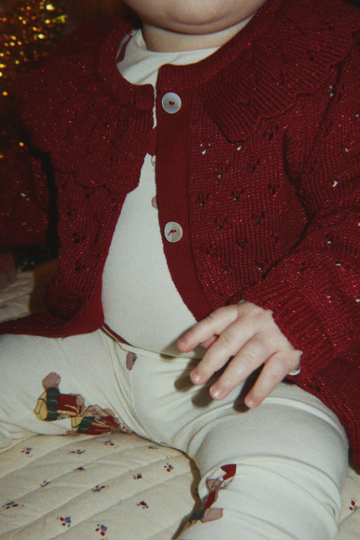KONGES SLØJD Holiday Cardigan Rød