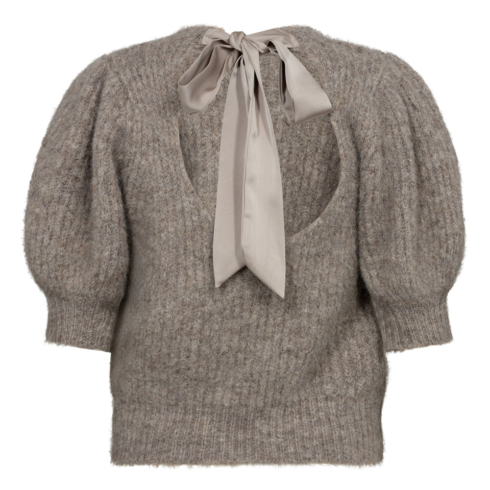 CO´ COUTURE Coralie Bow Rib knit Beige