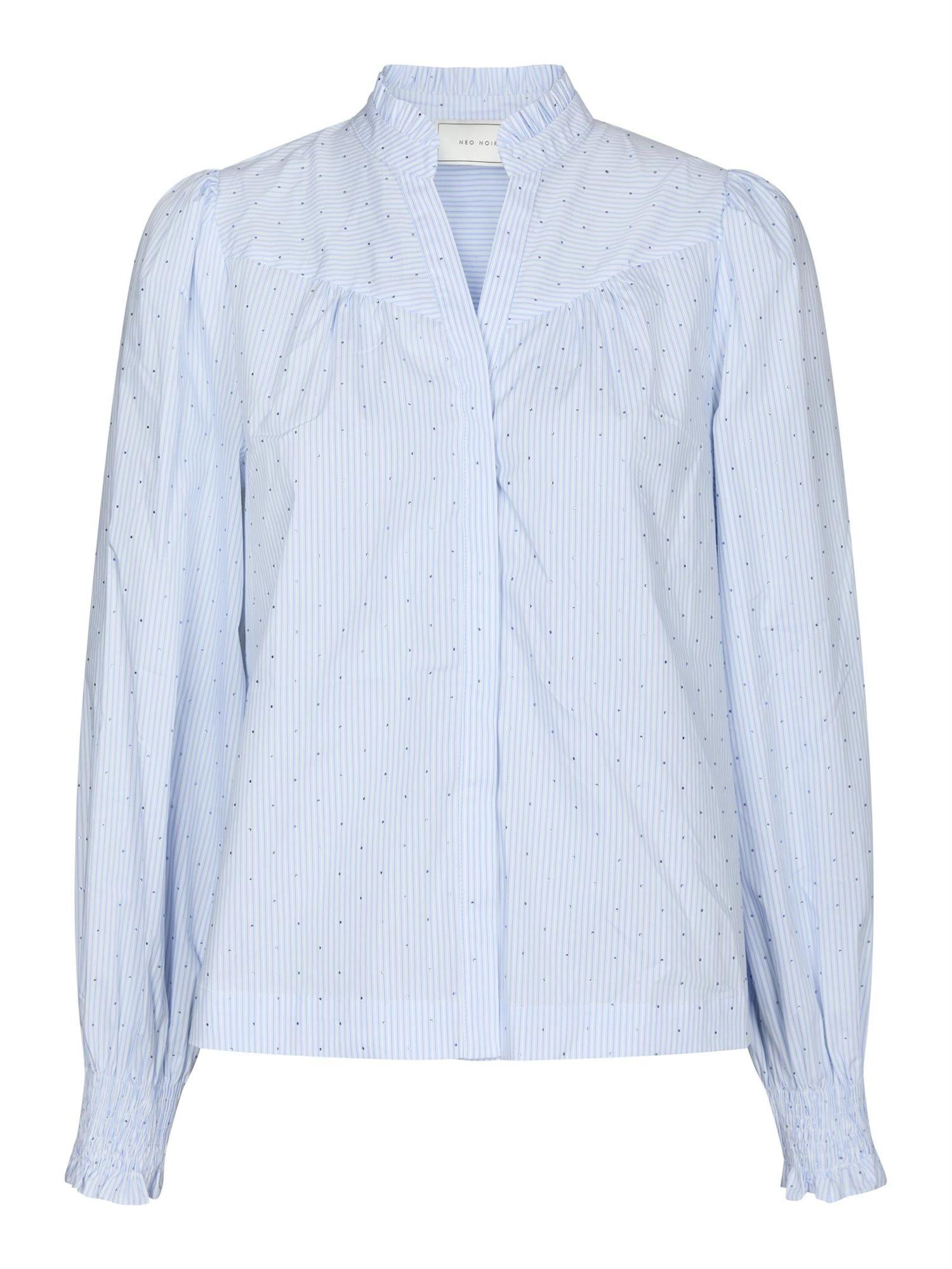 NEO NOIR Astrida Stripe Stone Blouse