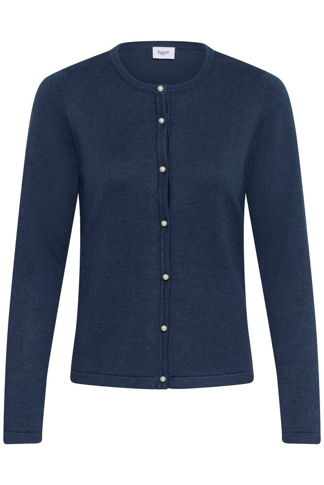 SAINT TROPEZ Jemma Cardigan Blue