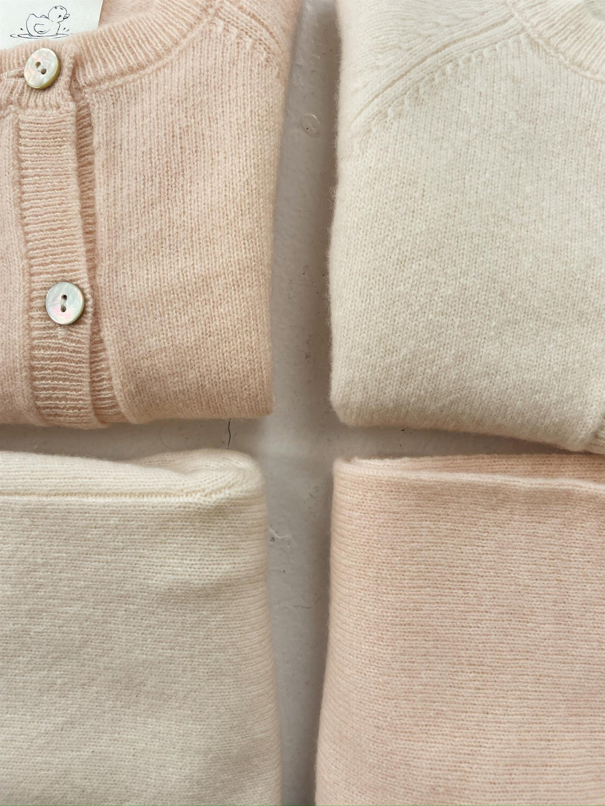 FANGA FONTANA by Konges Sløjd Savora Due Cardigan,Ull Pudder