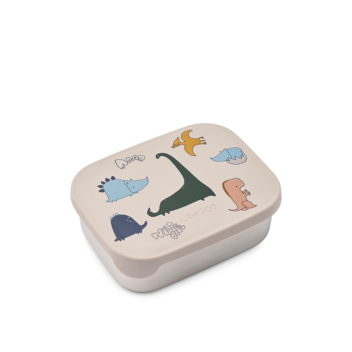 LIEWOOD Arthur Lunchbox,Dino Roar Sand/Stål