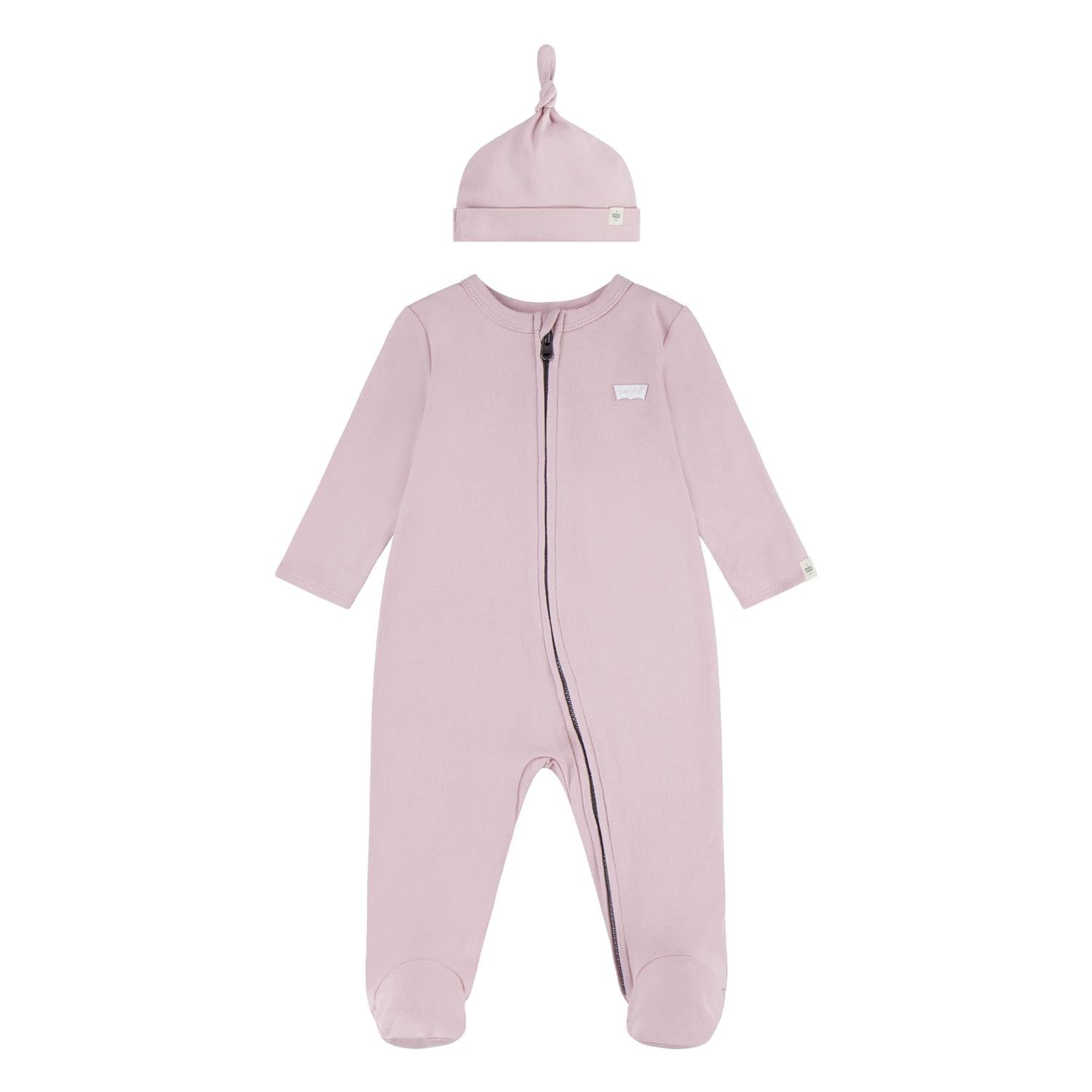 LEVIS 0-3ÅR Heldress m/lue Rosa