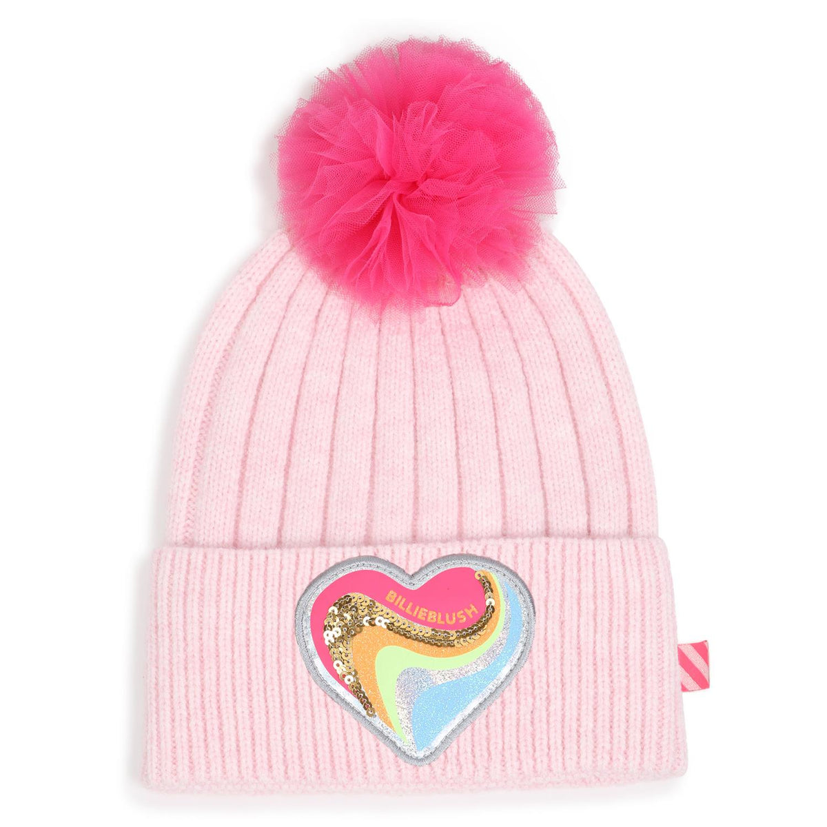 BILLIEBLUSH Lue m/Dusk og hjertelogo Rosa