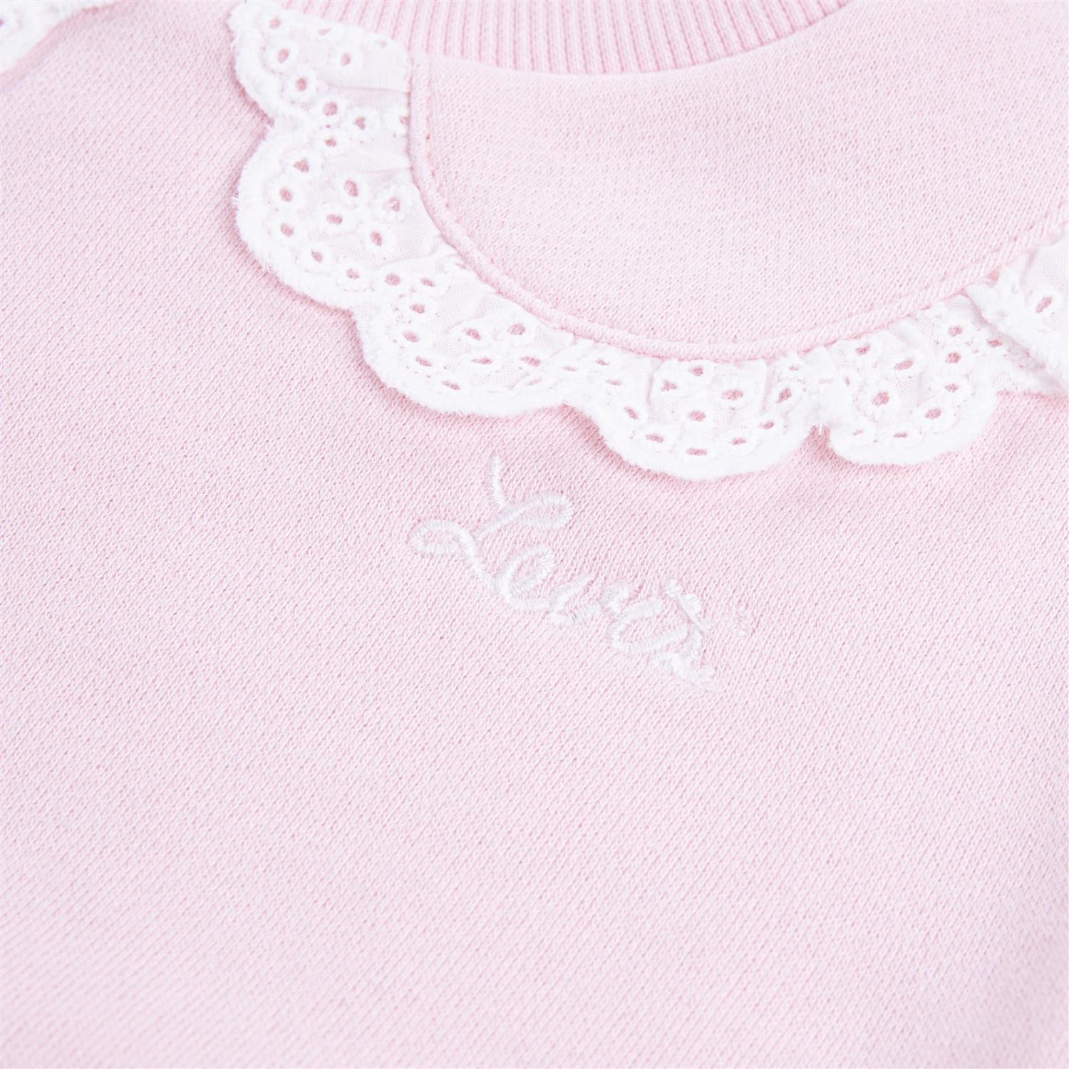 LEVIS 0-3ÅR Genser m/pyntekrage Rosa