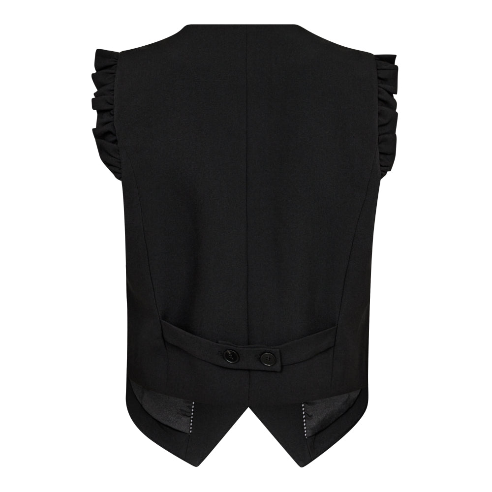 CO´ COUTURE Liane Frill Taylor Vest Sort