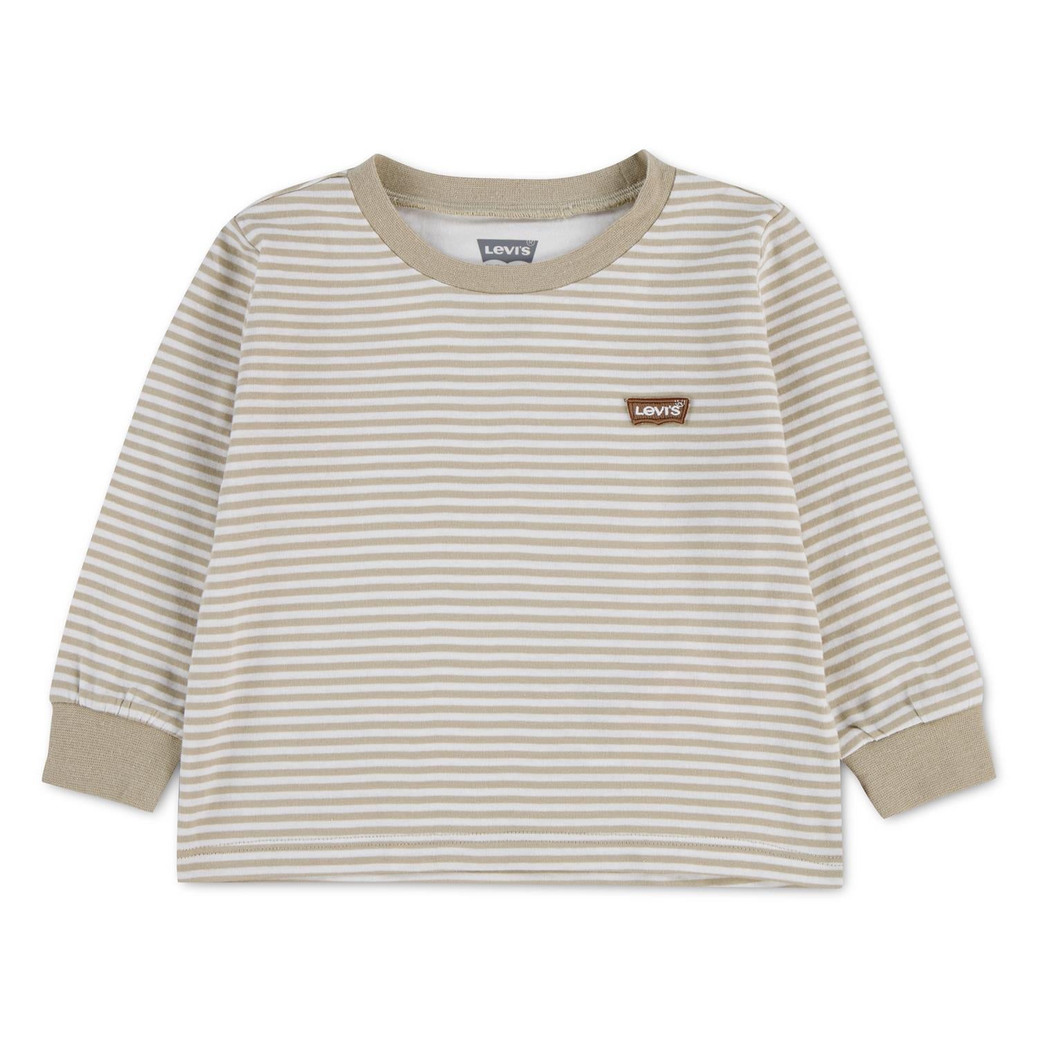 LEVIS 0-3ÅR Stripet Longsleeve Beige