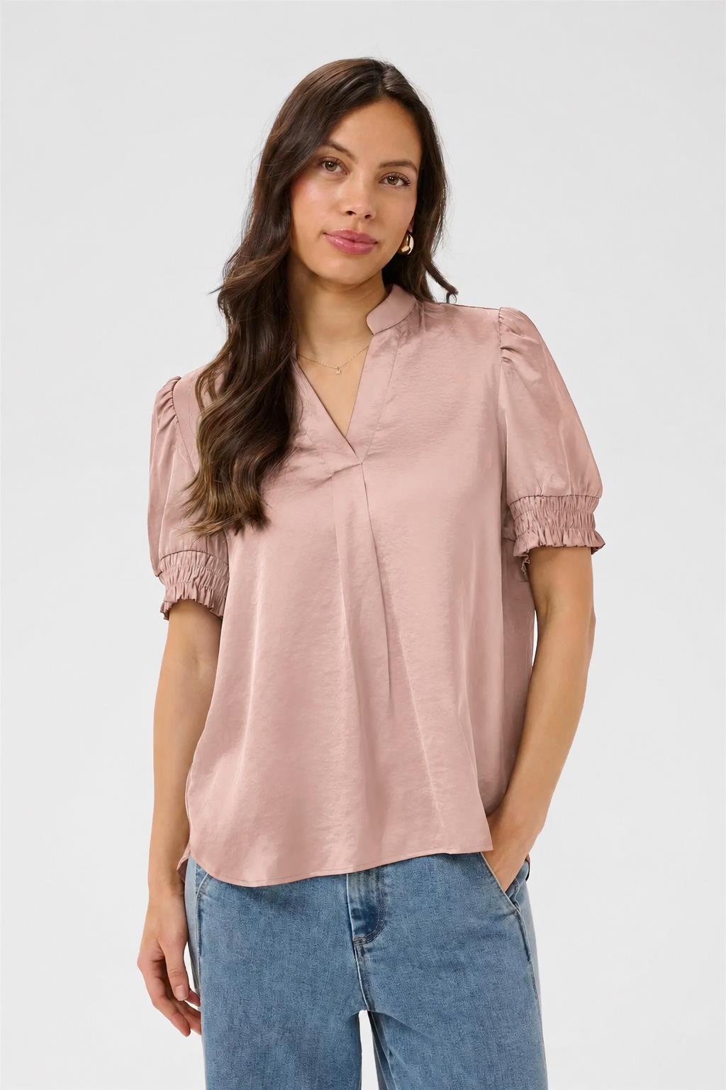 SAINT TROPEZ Panan Blouse Ash Rose
