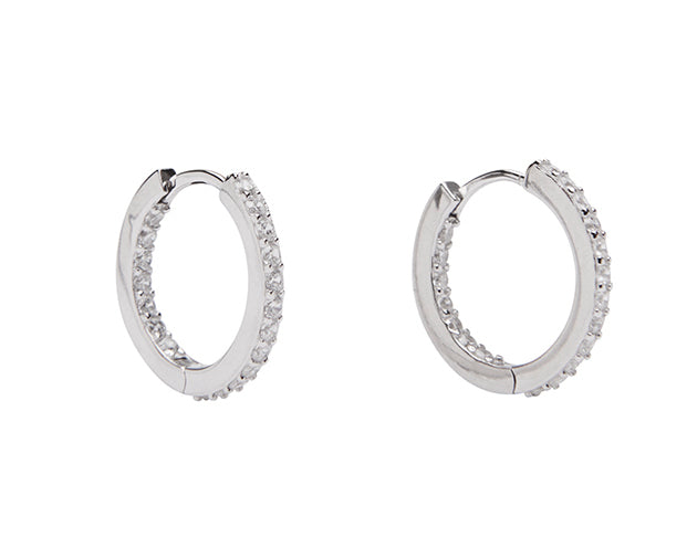 PICO Rainy Medium Hoop Clear/Silver