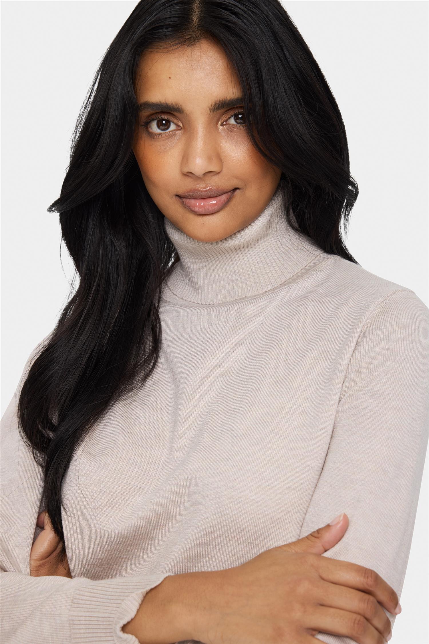 SAINT TROPEZ Mila rollneck pullover