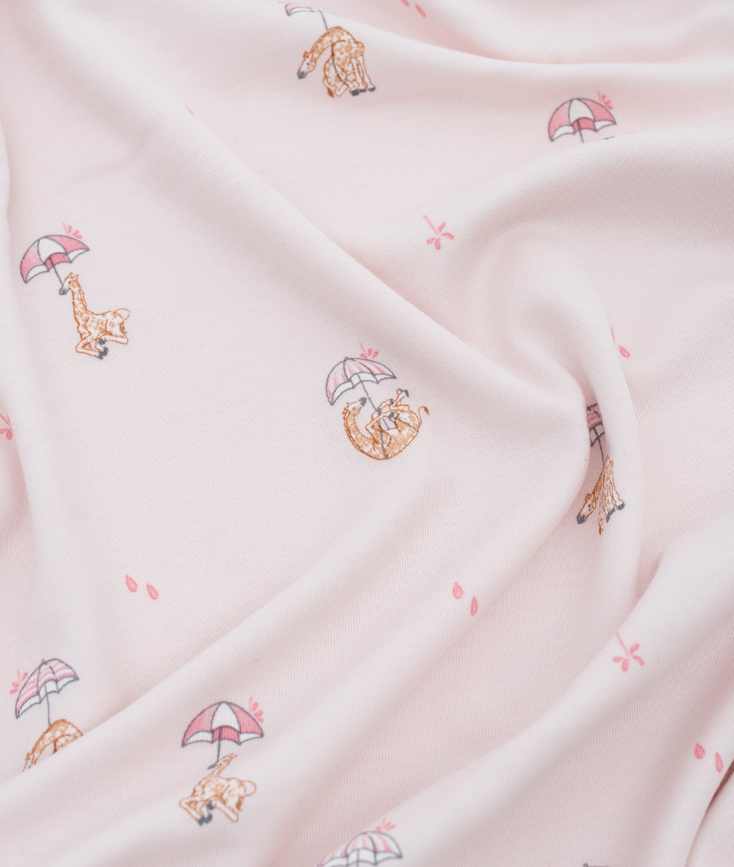 LIVLY Giraffe Blanket Lys Rosa