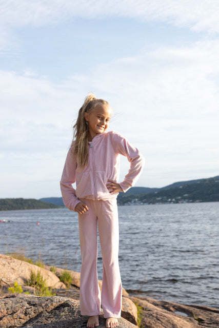 VILJE OG VE Hermine Velour Jacket Lys Rosa