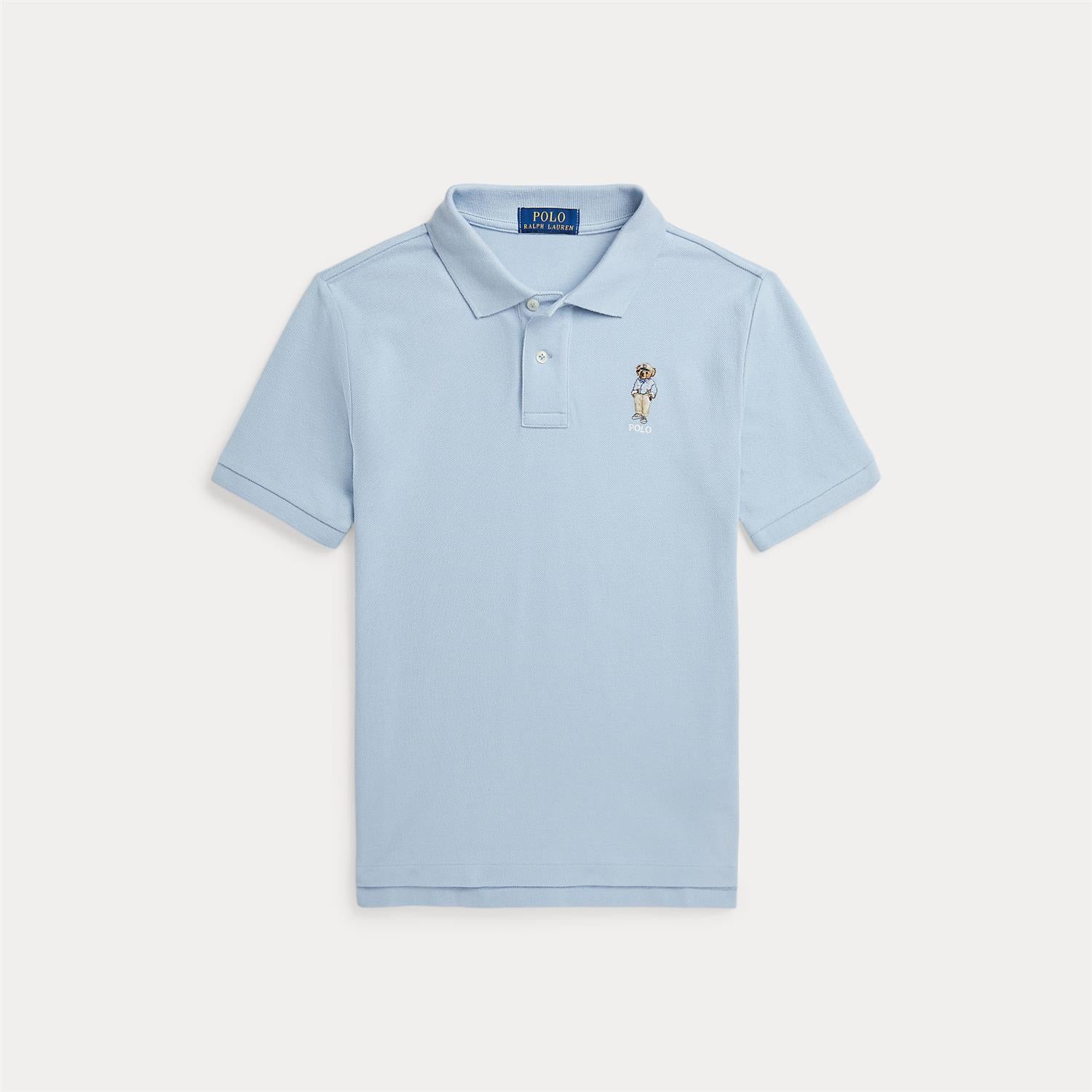 RALPH LAUREN 8-16År SS KC M1 Polo,Teens Lyseblå