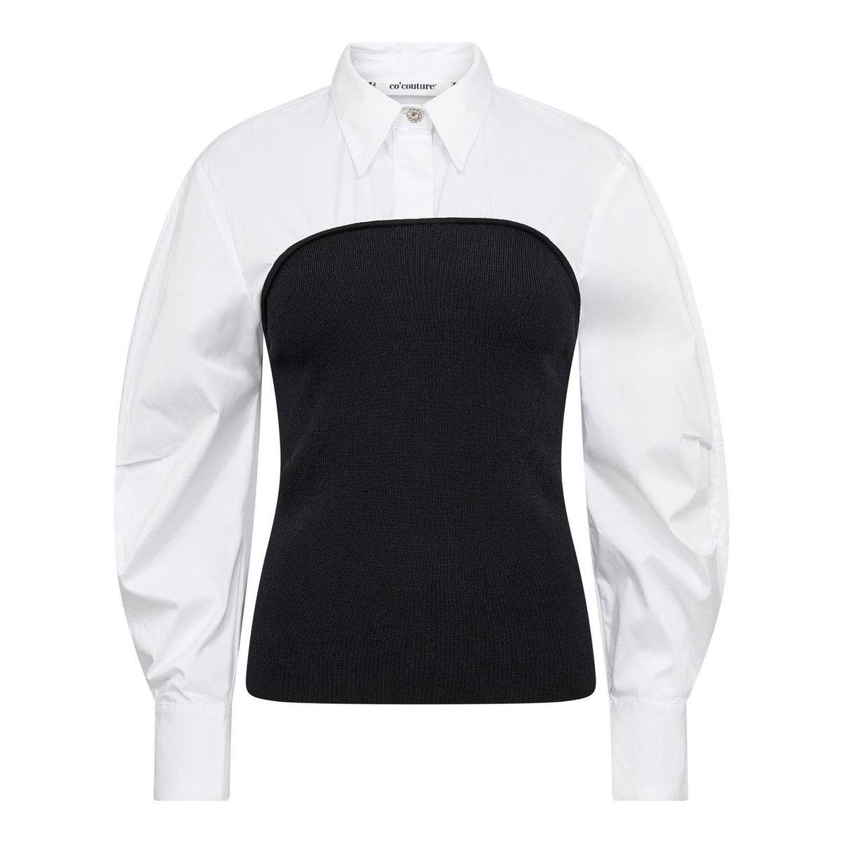 CO´ COUTURE Mercia Poplin Mix Knit