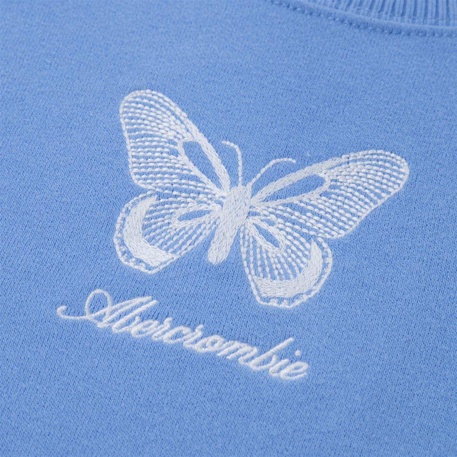 ABERCROMBIE & FITCH Genser Himmelblå
