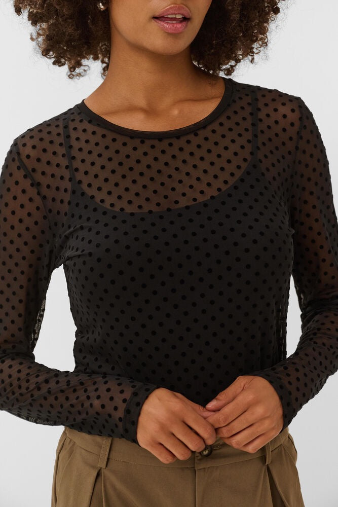 CULTURE Laya Mesh Blouse