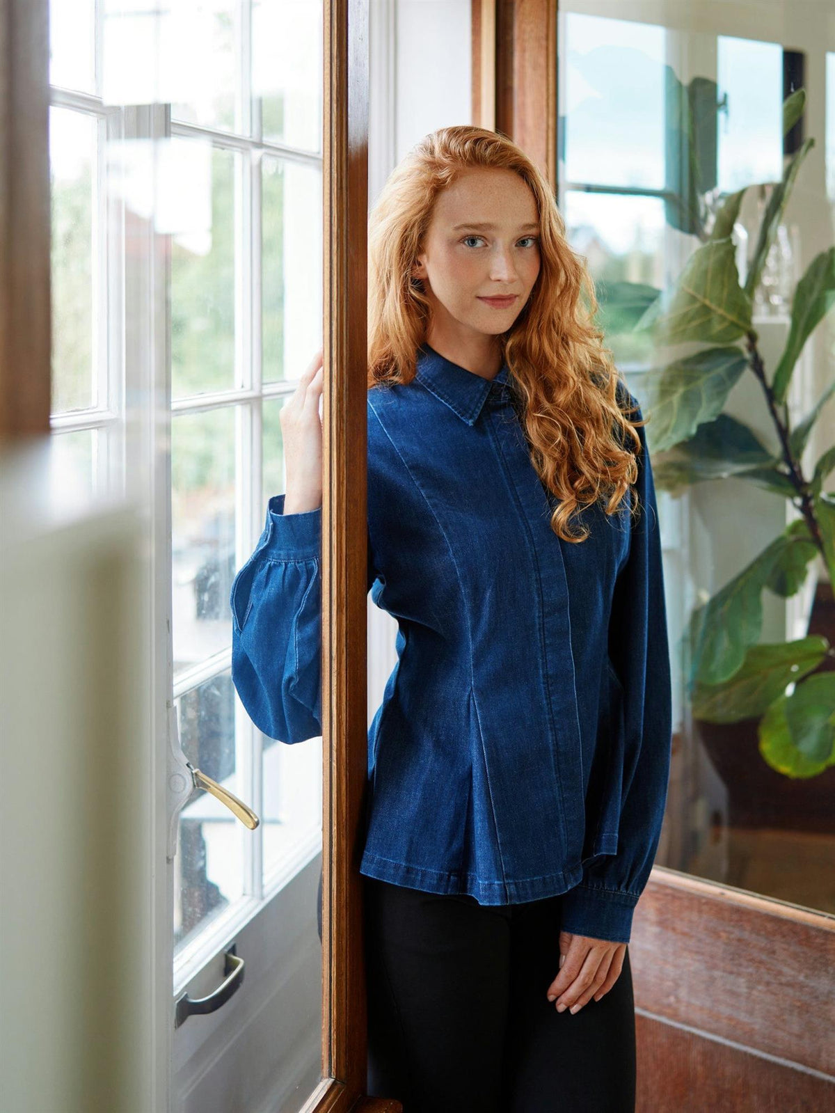 NEO NOIR Melody Denim Shirt