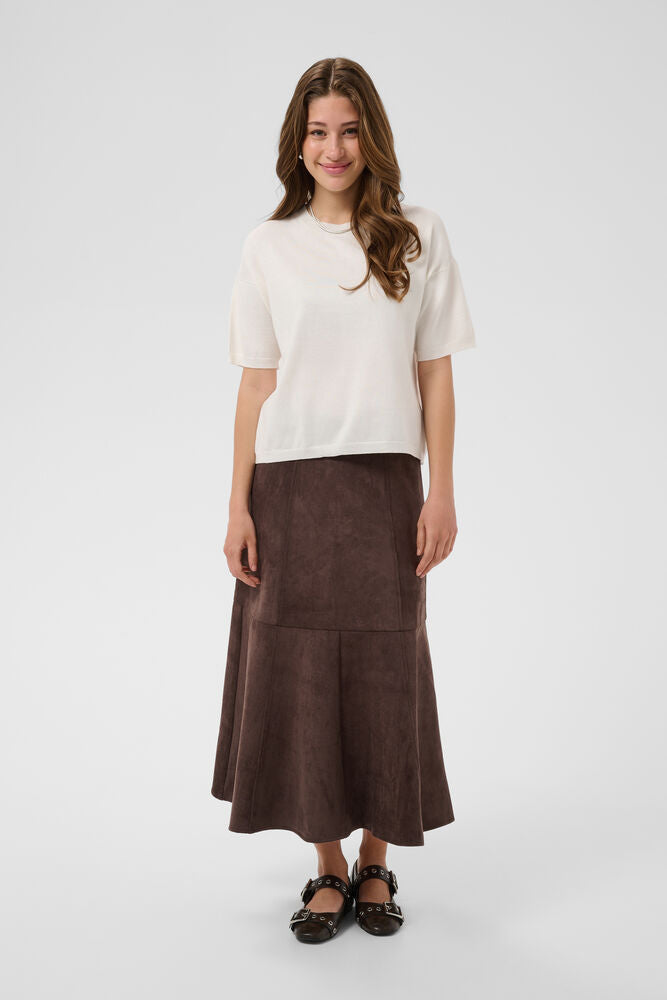 SAINT TROPEZ Mila Boxy Pullover White