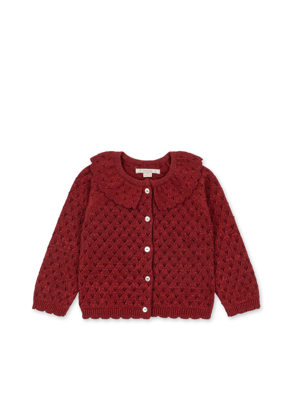 KONGES SLØJD Holiday Cardigan Rød