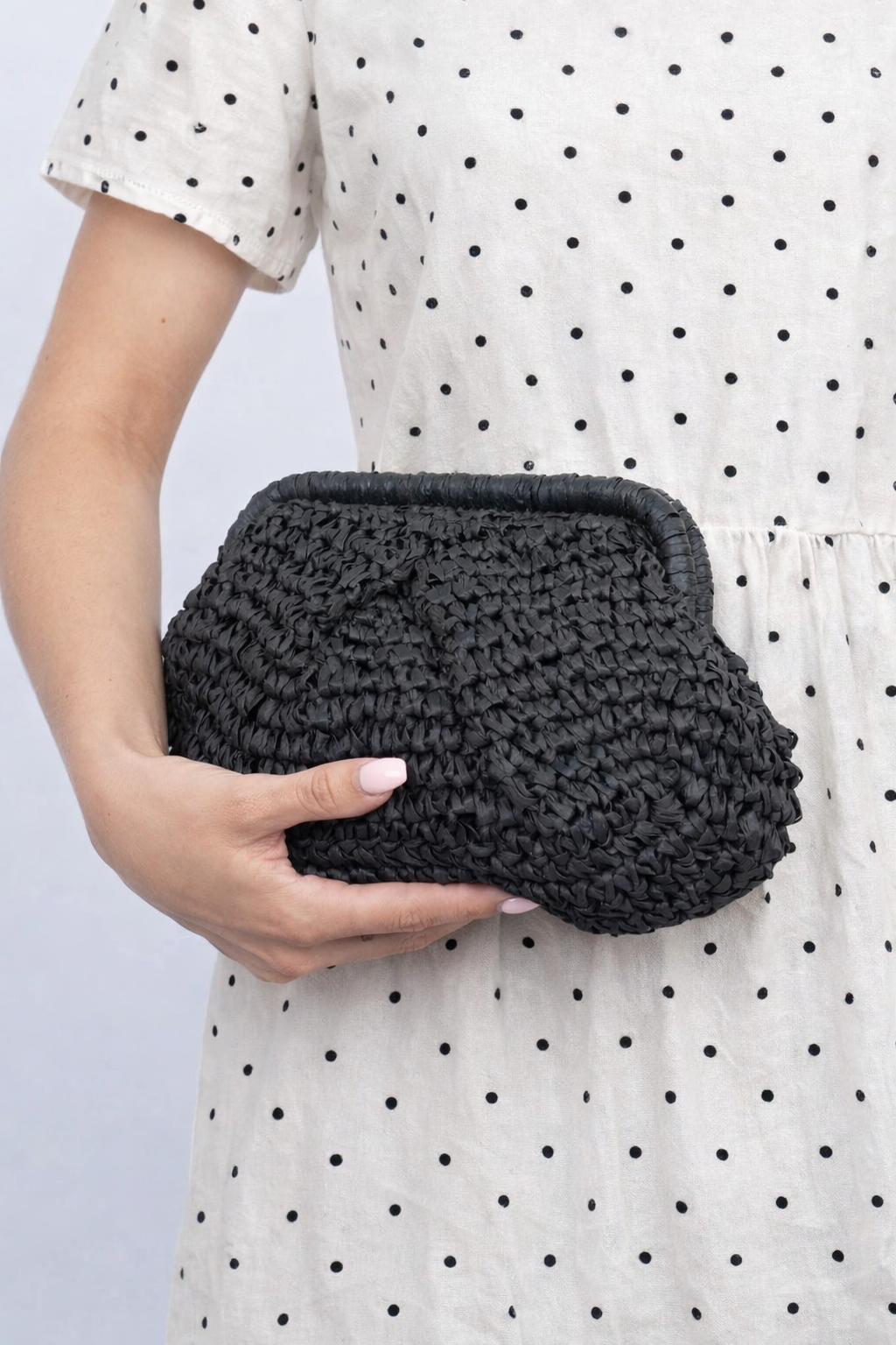 SUI AVA Olivia Bloom Bag Black - Farmor Ingvarda