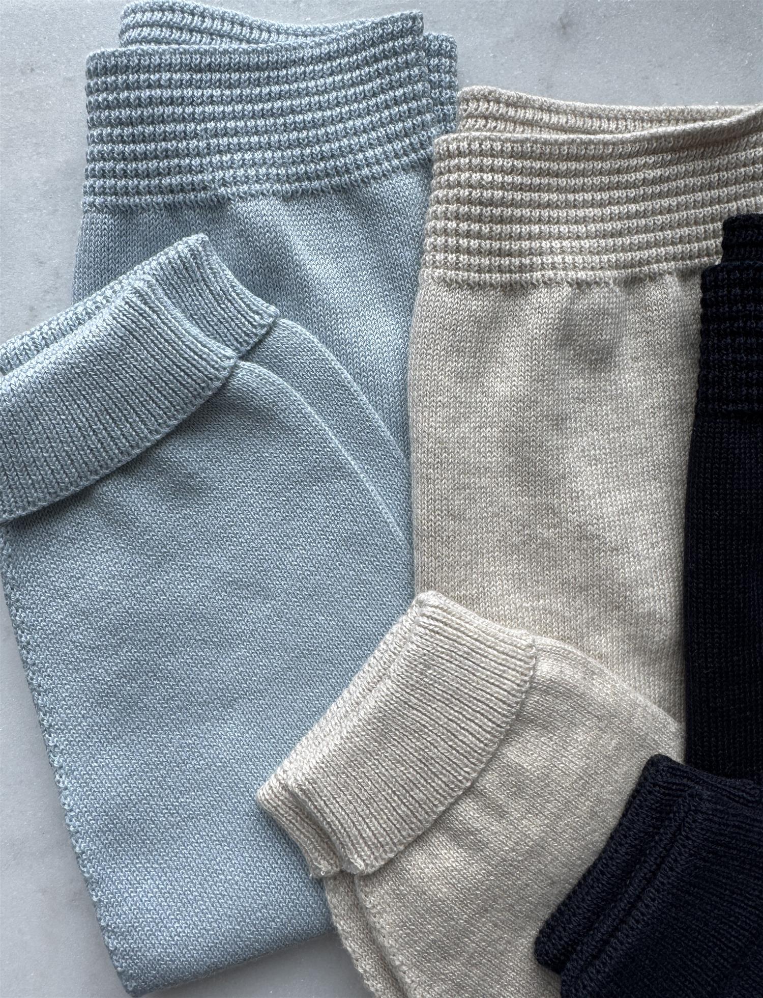 WEDOBLE Strikket bukse Dus Blå