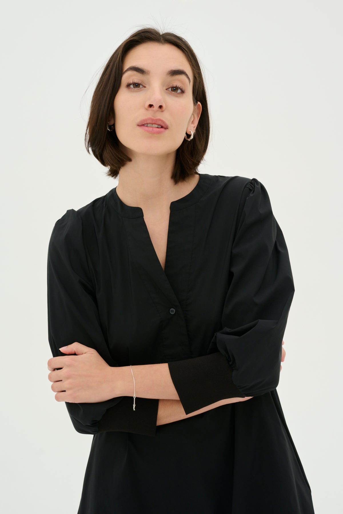 CULTURE Antoinett 3/4 sleeve Dress Black