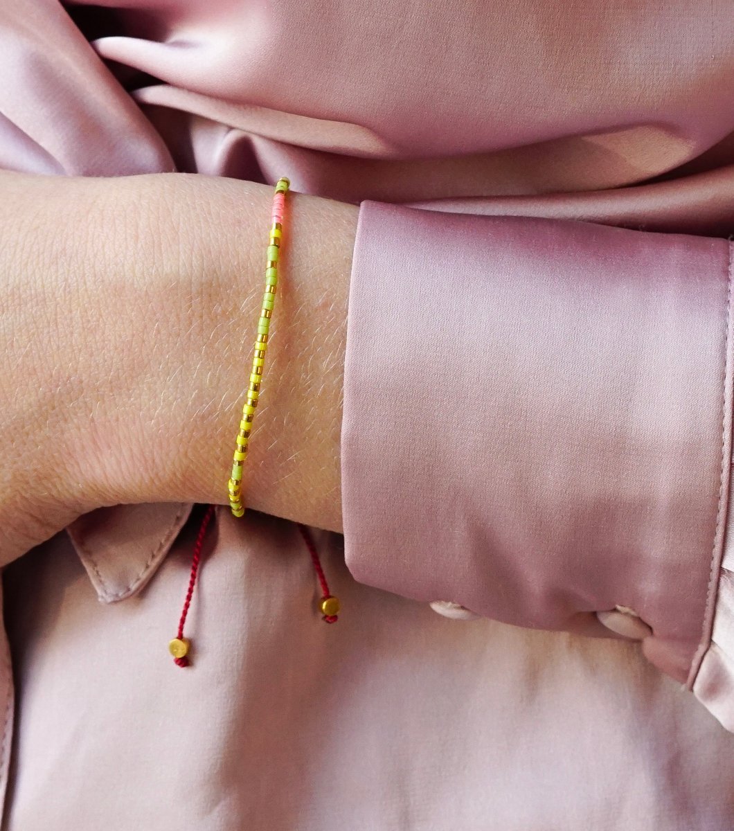 SYSTER P Code bracelet, Keep Going Rosa/Gull