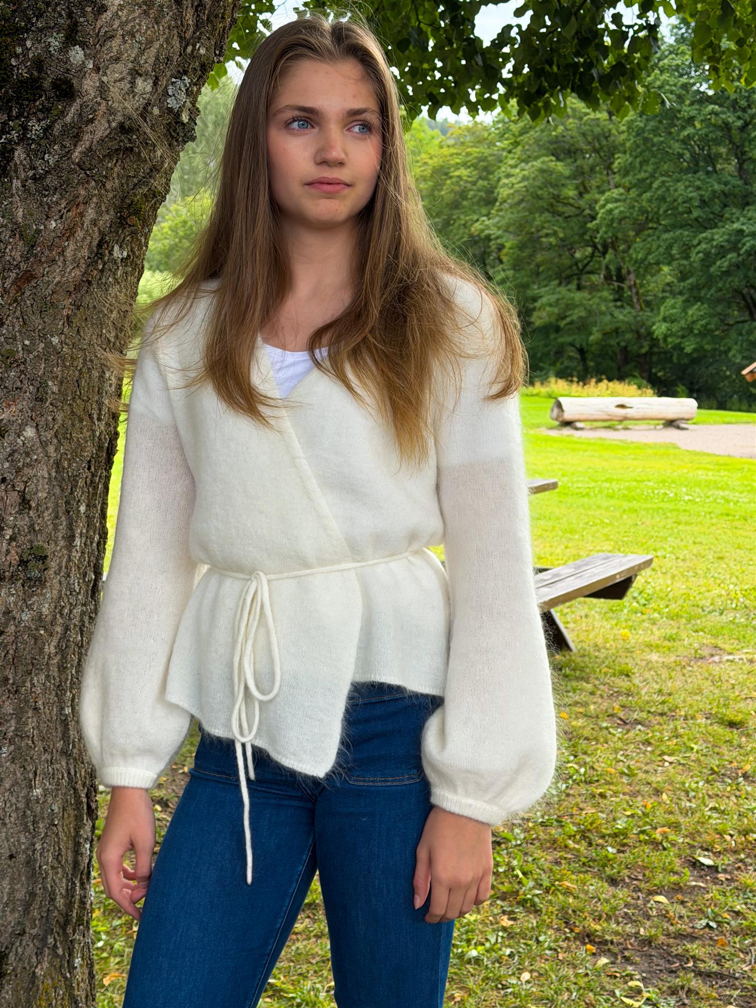 VILJE OG VE Ninni Cardigan Offwhite