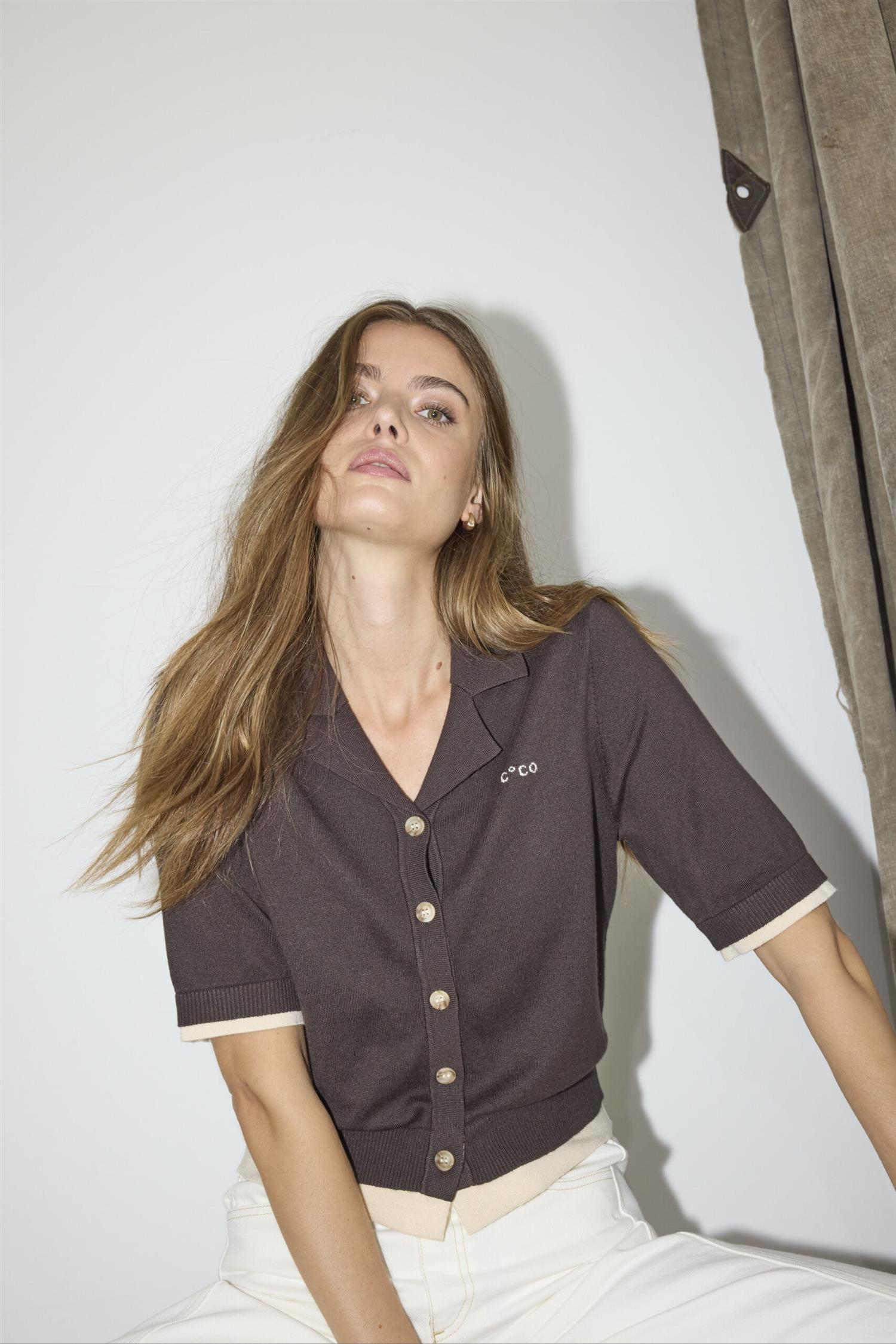 CO´ COUTURE Lue Crop Cardigan - Farmor Ingvarda