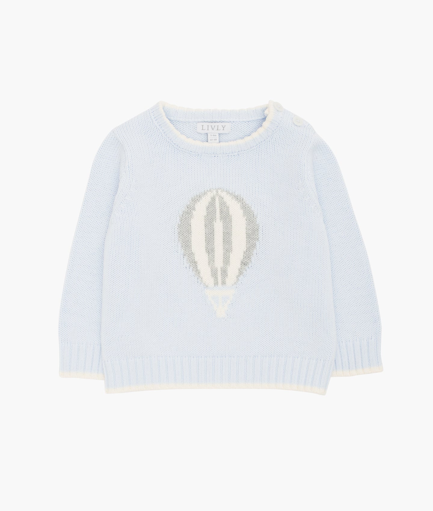 LIVLY Air Baloon Sweater Lyseblå