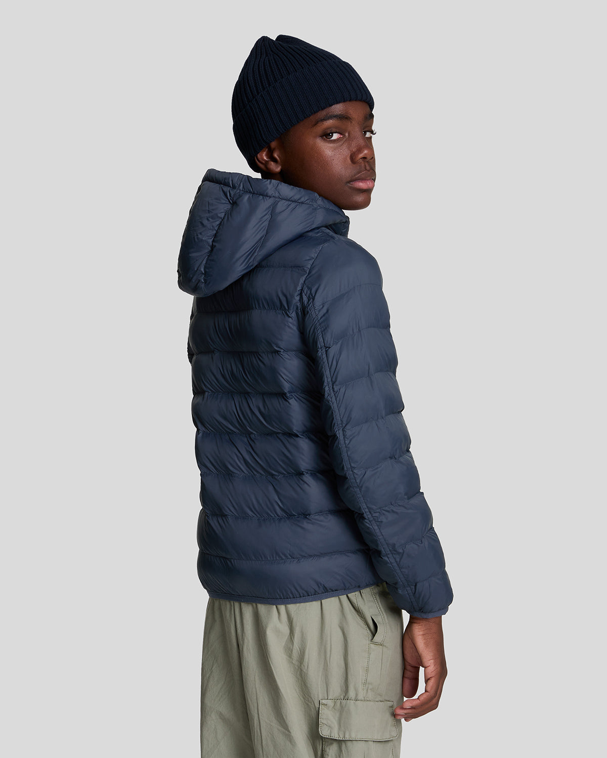 LYLE & SCOTT Lightweight Puffer Jacket Mørkeblå