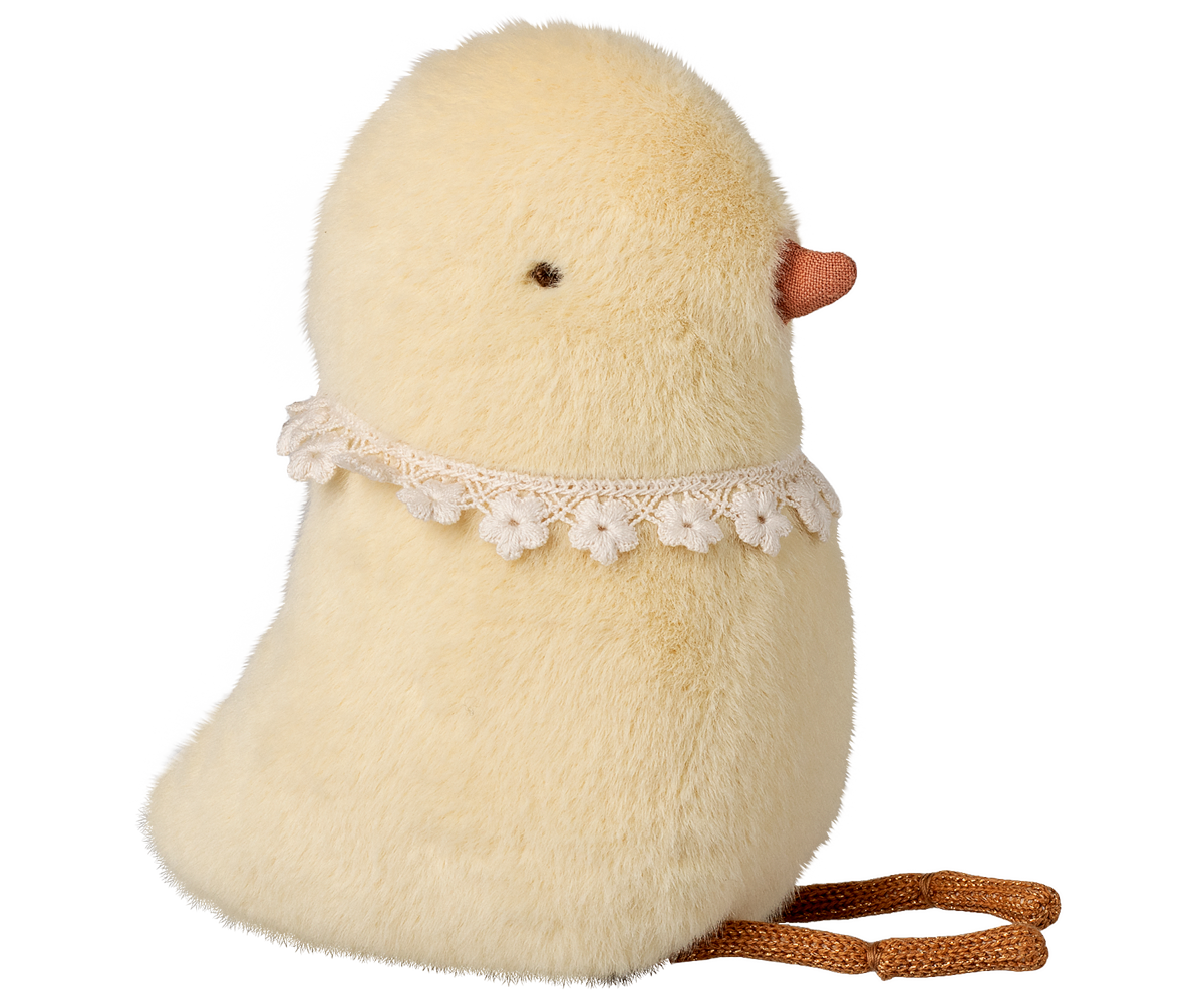 MAILEG Chicken Plush,Small Gul - Farmor Ingvarda