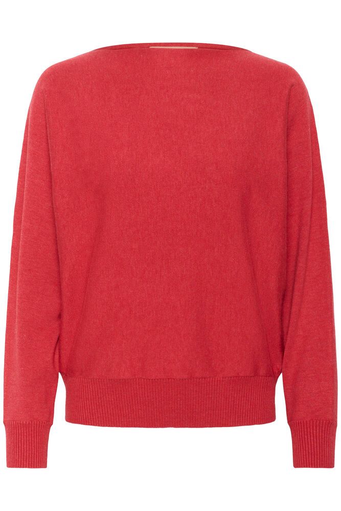 CULTURE Annemarie Batwing Jumper Red